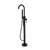 Arcisan Axus Pin Lever Freestanding Bath Mixer with Handshower (Trim Kit Only) Matte Black