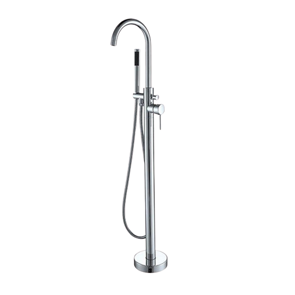 Arcisan Axus Pin Lever Freestanding Bath Mixer with Handshower (Trim Kit Only) Chrome