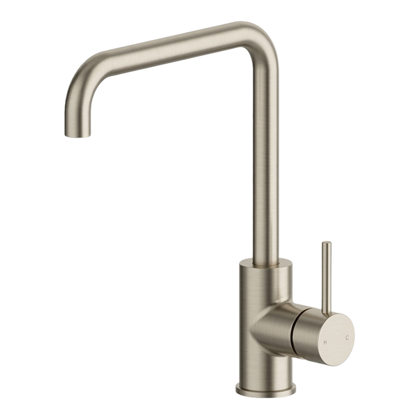 Arcisan Axus Pin Square Line Spout Kitchen Mixer Brushed Nickel