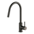 Arcisan Axus Pin Gooseneck Kitchen Mixer with Pull Out Nozzle Brushed Iron