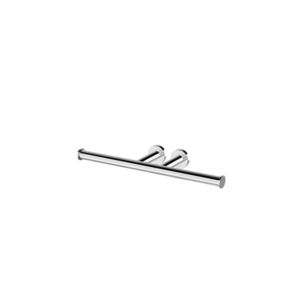 Arcisan Axus Double Toilet Roll Holder with Two Wall Fixing Points Chrome
