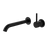 Arcisan Axus Wall Mount Basin/Bath Mixer Pin Lever Up 220mm Spout (Complete Kit) Matte Black