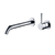 Arcisan Axus Wall Mount Basin/Bath Mixer Pin Lever Up 220mm Spout (Complete Kit) Chrome