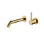Arcisan Axus Wall Mount Basin/Bath Mixer Pin Lever Up 150mm Spout (Trim Kit Only) Brushed Brass