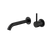 Arcisan Axus Wall Mount Basin/Bath Mixer Pin Lever Up 150mm Spout (Complete Kit) Matte Black