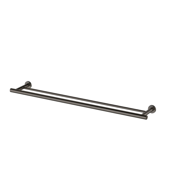 Arcisan Axus Double Towel Rail 800mm Brushed Iron