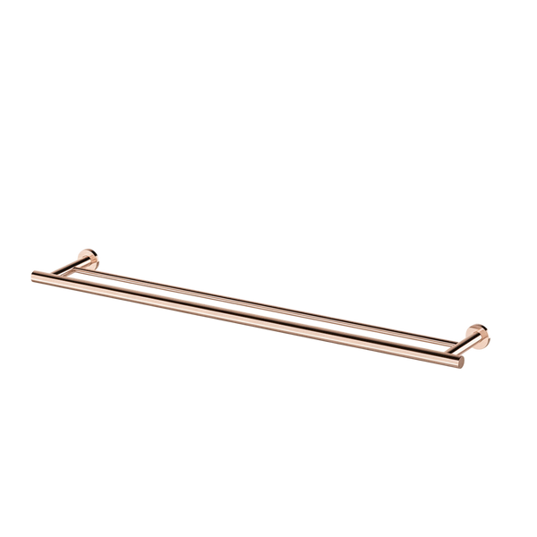 Arcisan Axus Double Towel Rail 800mm Rose Gold