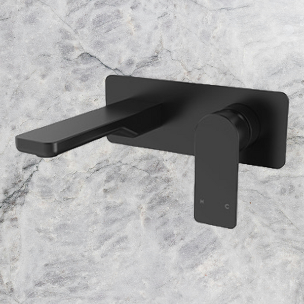 Arcisan Kibo Wall Mixer Set 150mm Spout (Trim Kit Only) Matte Black