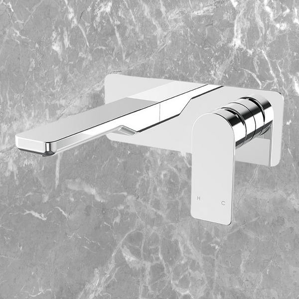 Arcisan Kibo Wall Mixer Set 150mm Spout (Complete Kit) Chrome
