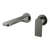 Arcisan Kibo Wall Mounted Mixer Set 200mm Spout with Round Back Plates (Complete Kit) Brushed Gunmetal
