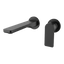 Arcisan Kibo Wall Mounted Mixer Set 200mm Spout with Round Back Plates (Trim Kit Only) Matte Black