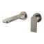 Arcisan Kibo Wall Mounted Mixer Set 200mm Spout with Round Back Plates (Trim Kit Only) Brushed Nickel