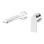 Arcisan Kibo Wall Mounted Mixer Set 200mm Spout with Round Back Plates (Trim Kit Only) Chrome