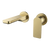 Arcisan Kibo Wall Mounted Mixer Set 150mm Spout with Round Back Plates (Complete Kit) Brushed Brass