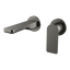 Arcisan Kibo Wall Mounted Mixer Set 150mm Spout with Round Back Plates (Trim Kit Only) Brushed Gunmetal