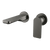 Arcisan Kibo Wall Mounted Mixer Set 150mm Spout with Round Back Plates (Complete Kit) Brushed Gunmetal