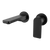 Arcisan Kibo Wall Mounted Mixer Set 150mm Spout with Round Back Plates (Complete Kit) Matte Black