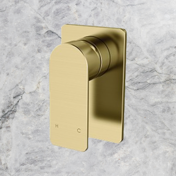 Arcisan Kibo Bath/Shower Mixer (Complete Kit) Brushed Brass