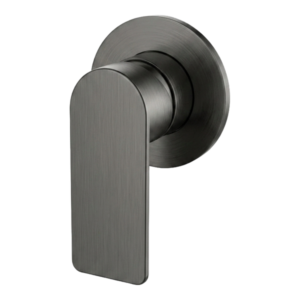 Arcisan Kibo Bath/Shower Mixer Round Back Plate (Complete Kit) Brushed Gunmetal