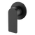 Arcisan Kibo Bath/Shower Mixer Round Back Plate (Complete Kit) Matte Black