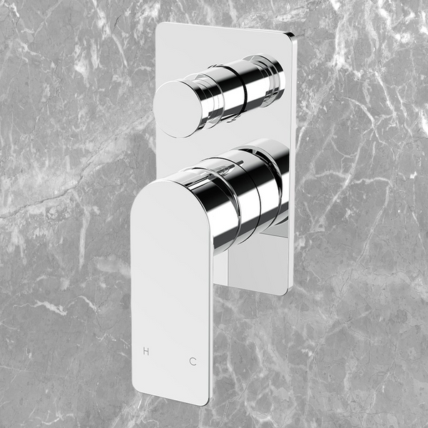 Arcisan Kibo Bath/Shower Mixer with Diverter (Complete Kit) Chrome