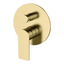 Arcisan Kibo Shower Mixer with Diverter Round Back Plate (Trim Kit Only) Brushed Brass