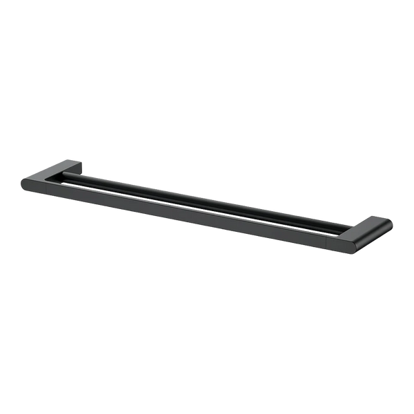 Arcisan Kibo Double Towel Rail 600mm Matte Black