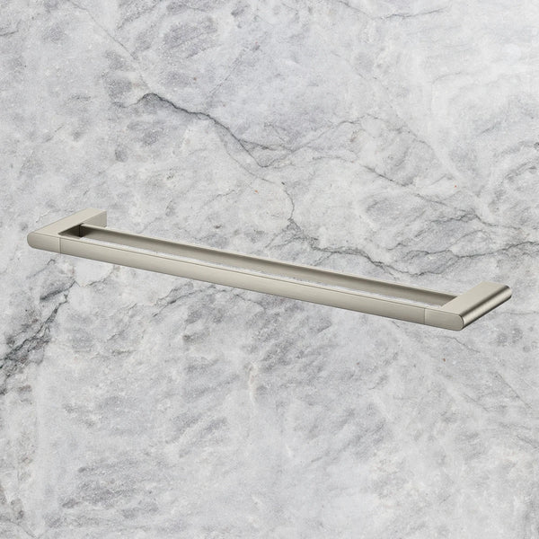 Arcisan Kibo Double Towel Rail 600mm Brushed Nickel