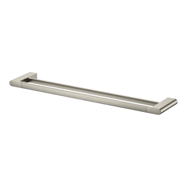 Arcisan Kibo Double Towel Rail 600mm Brushed Nickel