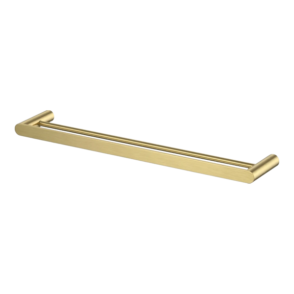 Arcisan Maro Double Towel Rail 600mm Brushed Brass