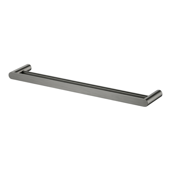 Arcisan Maro Double Towel Rail 600mm Brushed Gunmetal