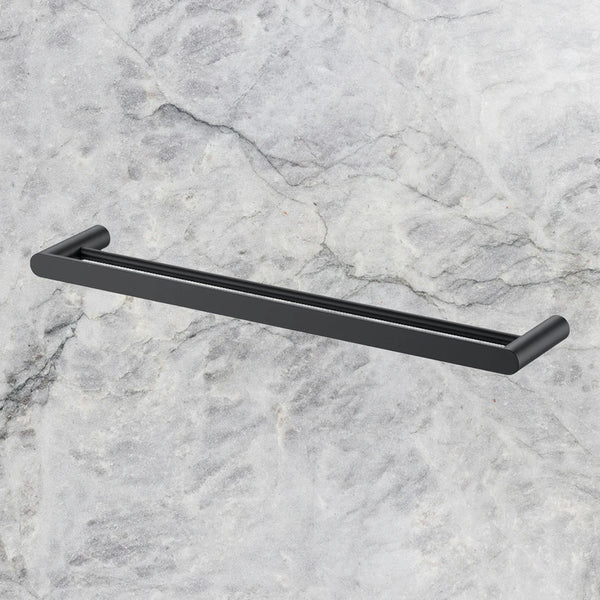 Arcisan Maro Double Towel Rail 600mm Matte Black