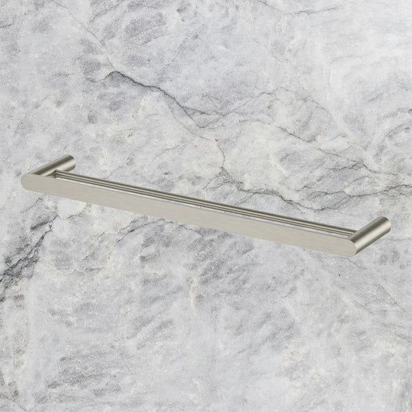 Arcisan Maro Double Towel Rail 600mm Brushed Nickel