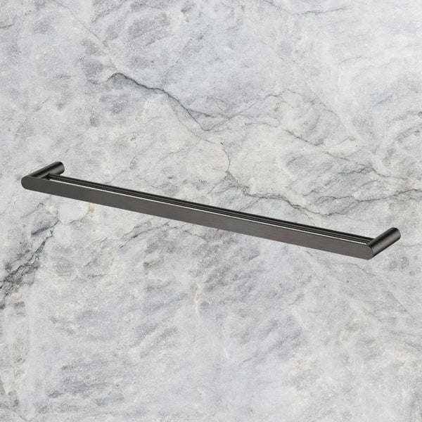 Arcisan Maro Double Towel Rail 800mm Brushed Iron