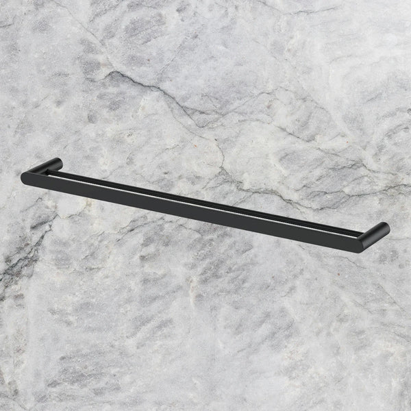 Arcisan Maro Double Towel Rail 800mm Matte Black