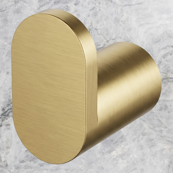 Arcisan Maro Robe Hook Brushed Brass
