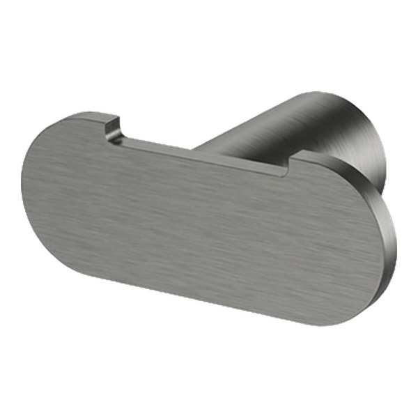 Arcisan Maro Double Robe Hook Brushed Gunmetal