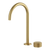 Arcisan Vierra Basin Mixer with Extended Height Spout Brushed Brass