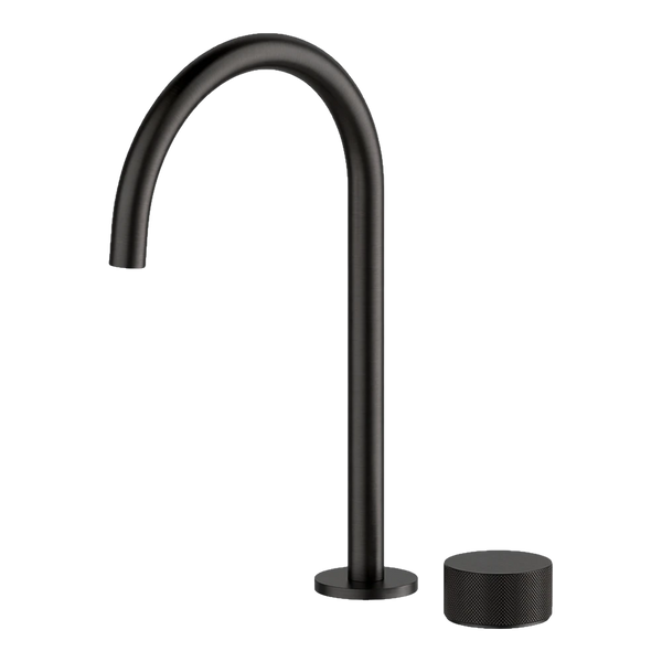 Arcisan Vierra Basin Mixer with Extended Height Spout Brushed Iron