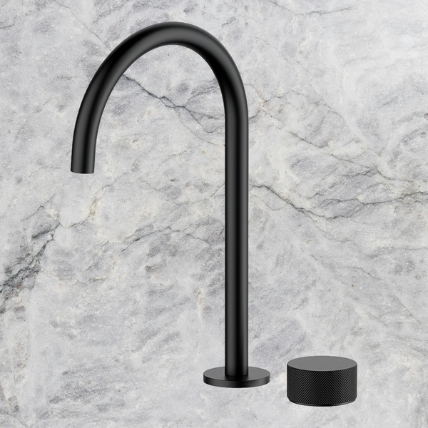 Arcisan Vierra Basin Mixer with Extended Height Spout Matte Black
