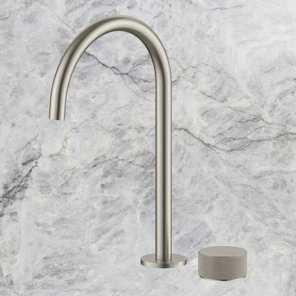 Arcisan Vierra Basin Mixer with Extended Height Spout Brushed Nickel