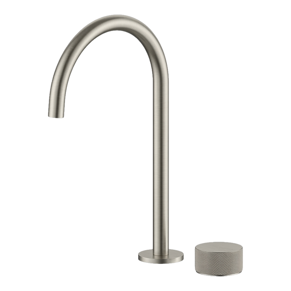 Arcisan Vierra Basin Mixer with Extended Height Spout Brushed Nickel