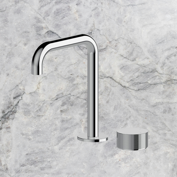 Arcisan Vierra Basin Progressive Mixer with 180mm Fixed Squareline Spout Chrome