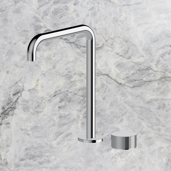 Arcisan Vierra Basin Progressive Mixer with Extended Height Squareline Spout Chrome