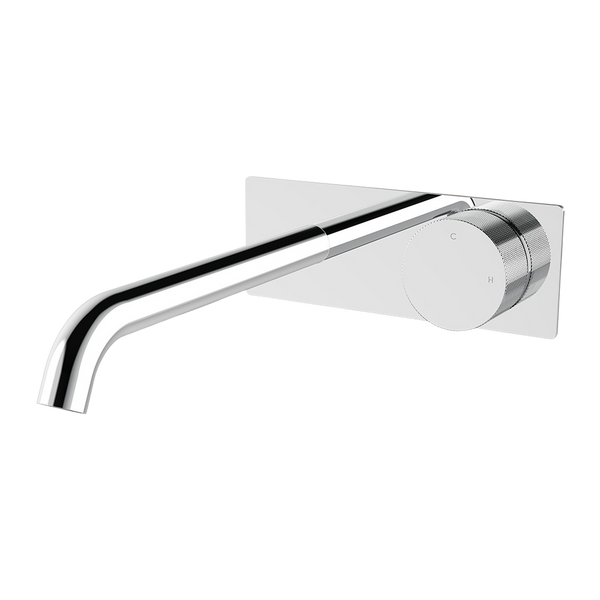 Arcisan Vierra Wall Progressive Mixer Set with Plate 220mm Spout (Trim Kit Only) Chrome