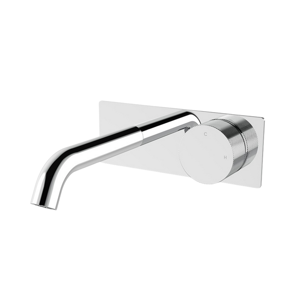 Arcisan Vierra Wall Progressive Mixer Set with Plate 150mm Spout (Complete Kit) Chrome