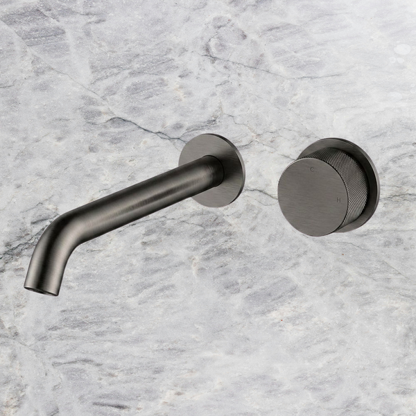 Arcisan Vierra Wall Progressive Mixer Set 220mm Spout (Trim Kit Only) Brushed Iron