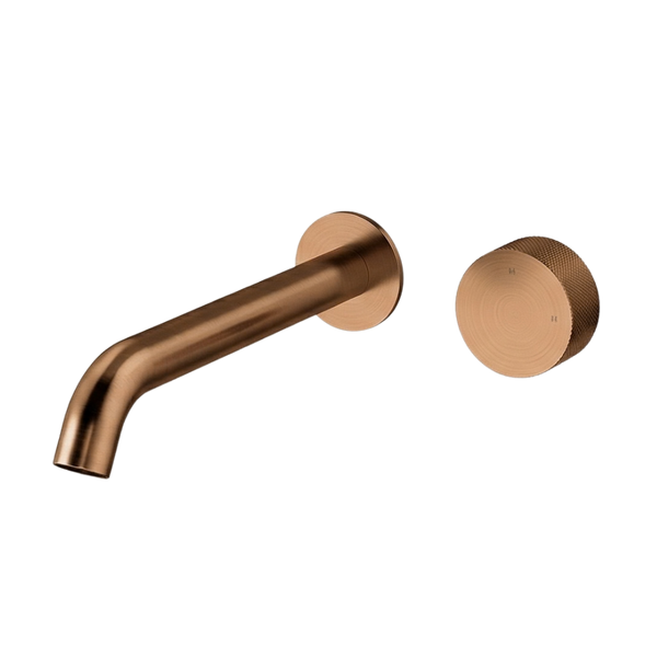 Arcisan Vierra Wall Progressive Mixer Set 220mm Spout (Trim Kit Only) Brushed Rose Gold