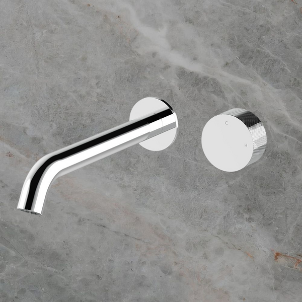 Arcisan Vierra Wall Progressive Mixer Set 220mm Spout (Complete Kit) Chrome