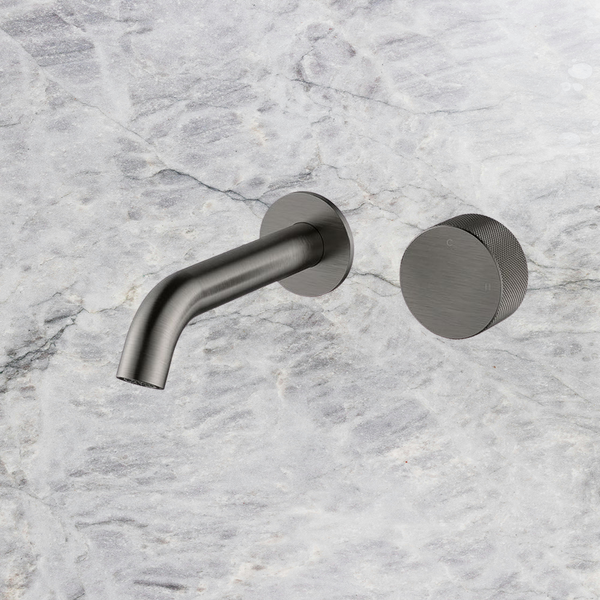 Arcisan Vierra Wall Progressive Mixer Set 150mm Spout (Complete Kit) Brushed Iron